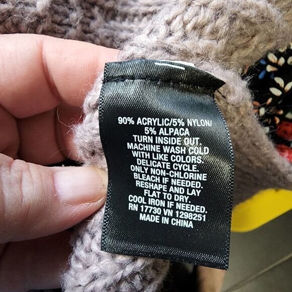 Mossimo open front purple cardigan - Picture 5 of 5